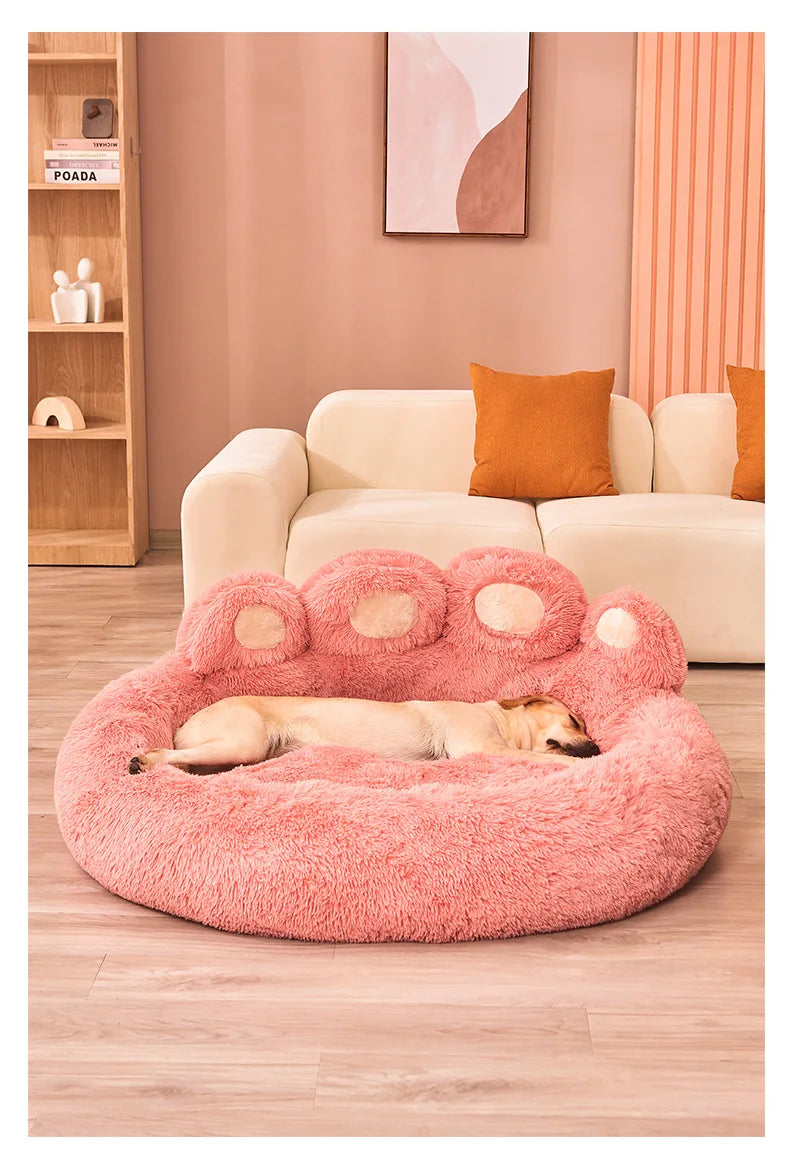 Fluffy Warm Dog Bed Soft Pet Sofa Mat