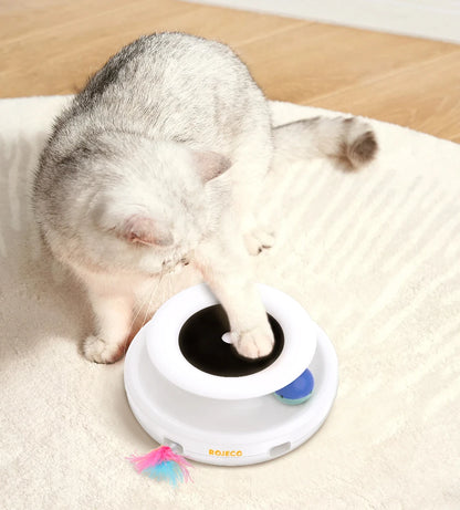 ROJECO 2 in 1 Smart Interactive Pet Toy