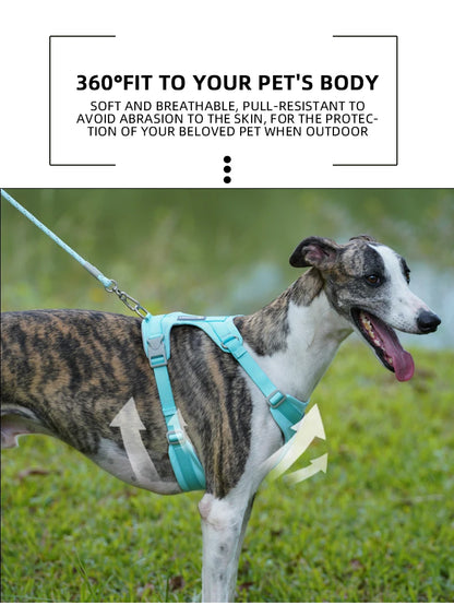 Breathable No Pull Reflective Dog Harness Vest