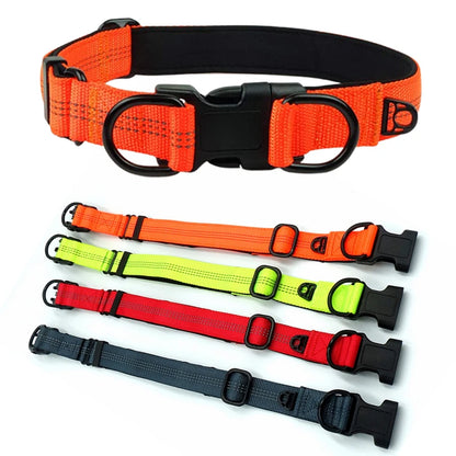 LED Glowing Rechargeable Dog Collar Night Safety