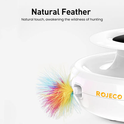 ROJECO 2 in 1 Smart Interactive Pet Toy