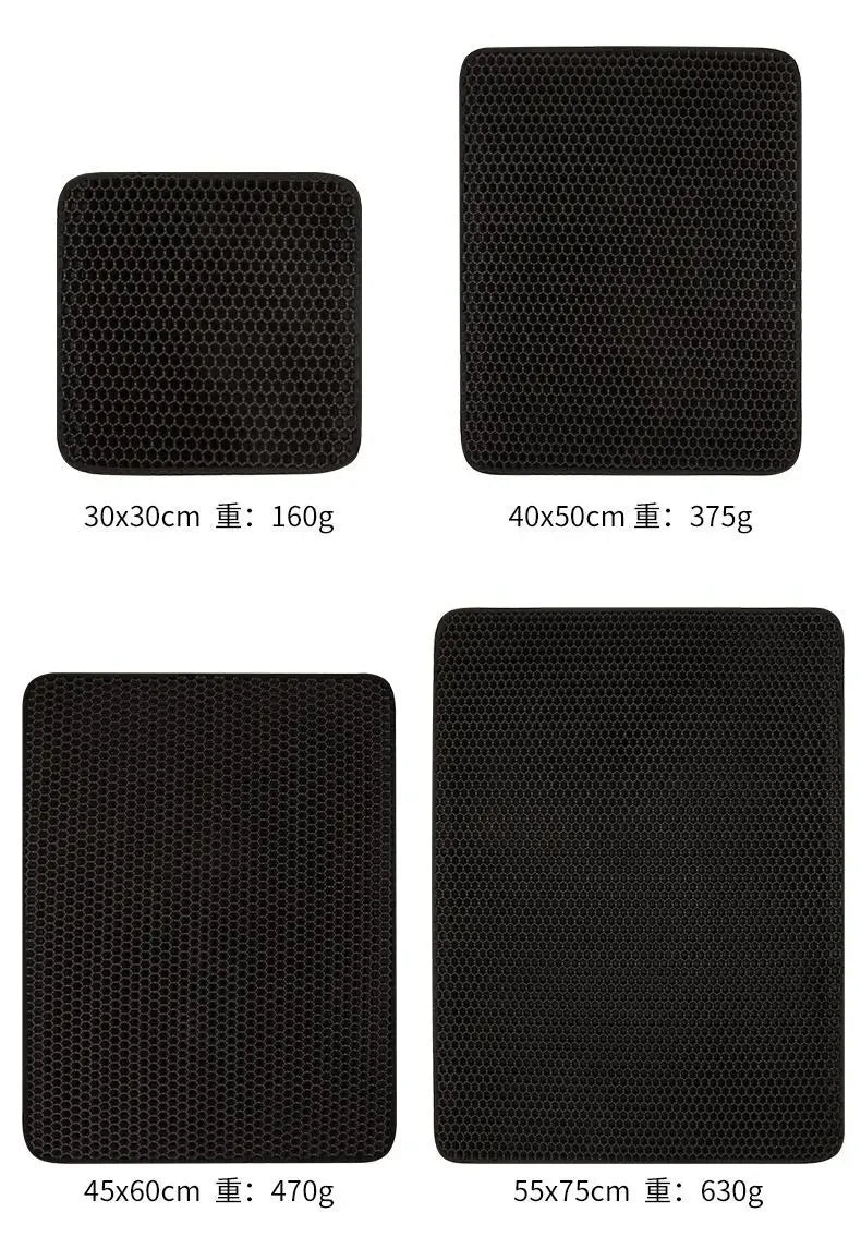 Double Layer Waterproof Cat Litter Mat Non Slip