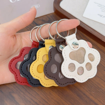 Kawaii Pet Hair Storage Paw Keychain Container