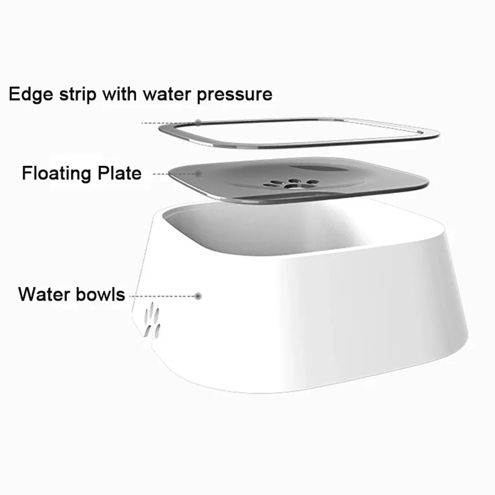 Custom No Spill Floating Dog Water Bowl Dispenser