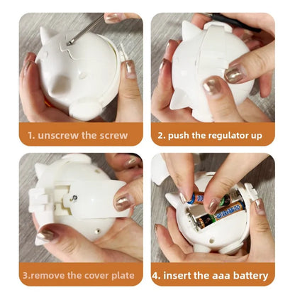 Automatic Interactive Self Moving Cat Toy Ball