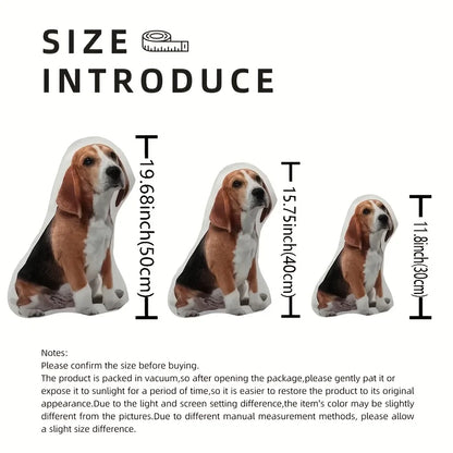 Customized Double Sided Pet Photo Cushion Pillow