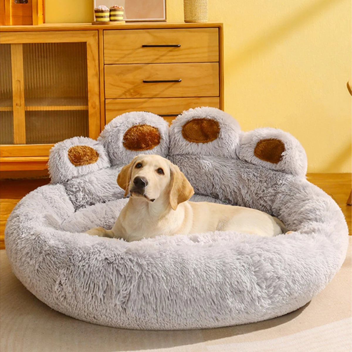 Fluffy Warm Dog Bed Soft Pet Sofa Mat