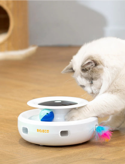 ROJECO 2 in 1 Smart Interactive Pet Toy