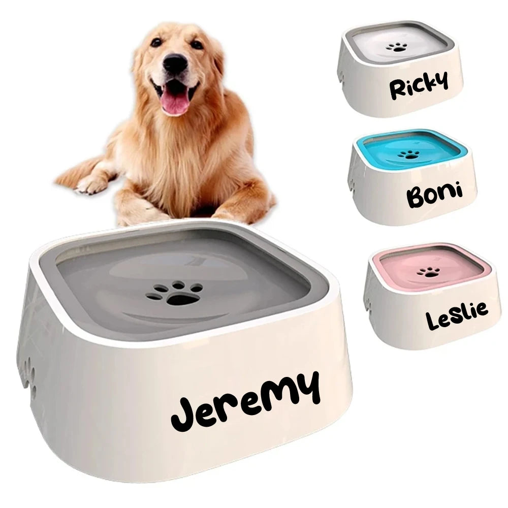 Custom No Spill Floating Dog Water Bowl Dispenser
