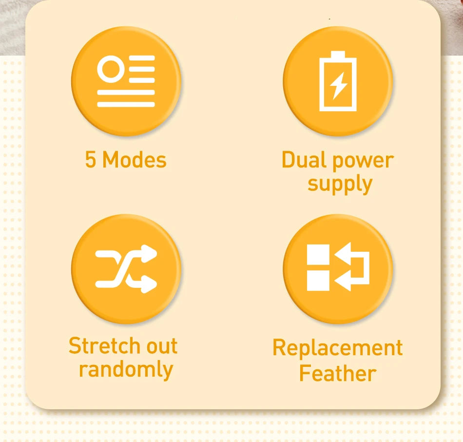 ROJECO 2 in 1 Smart Interactive Pet Toy