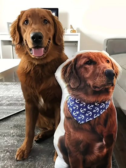 Customized Double Sided Pet Photo Cushion Pillow