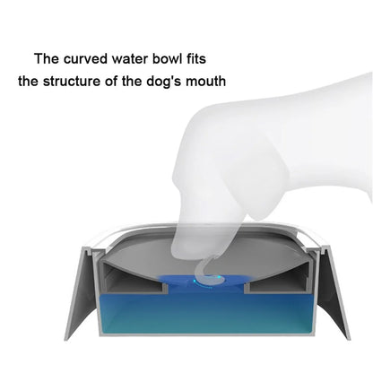 Custom No Spill Floating Dog Water Bowl Dispenser