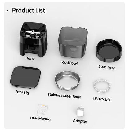 ROJECO Automatic Smart Pet Feeder for Cats Dogs