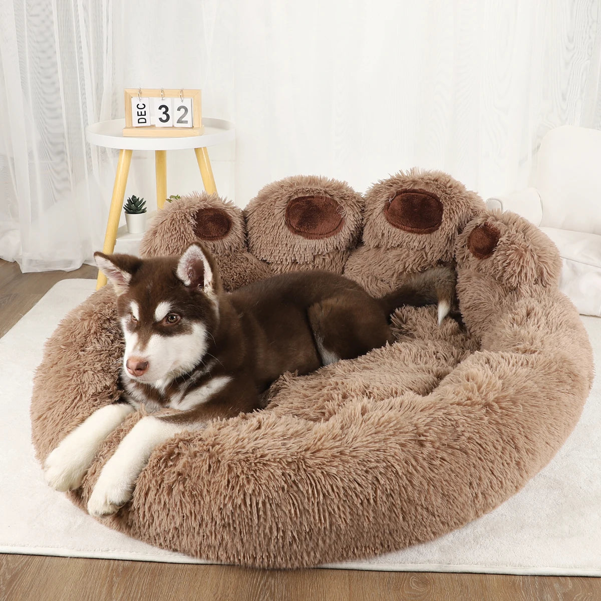 Fluffy Warm Dog Bed Soft Pet Sofa Mat