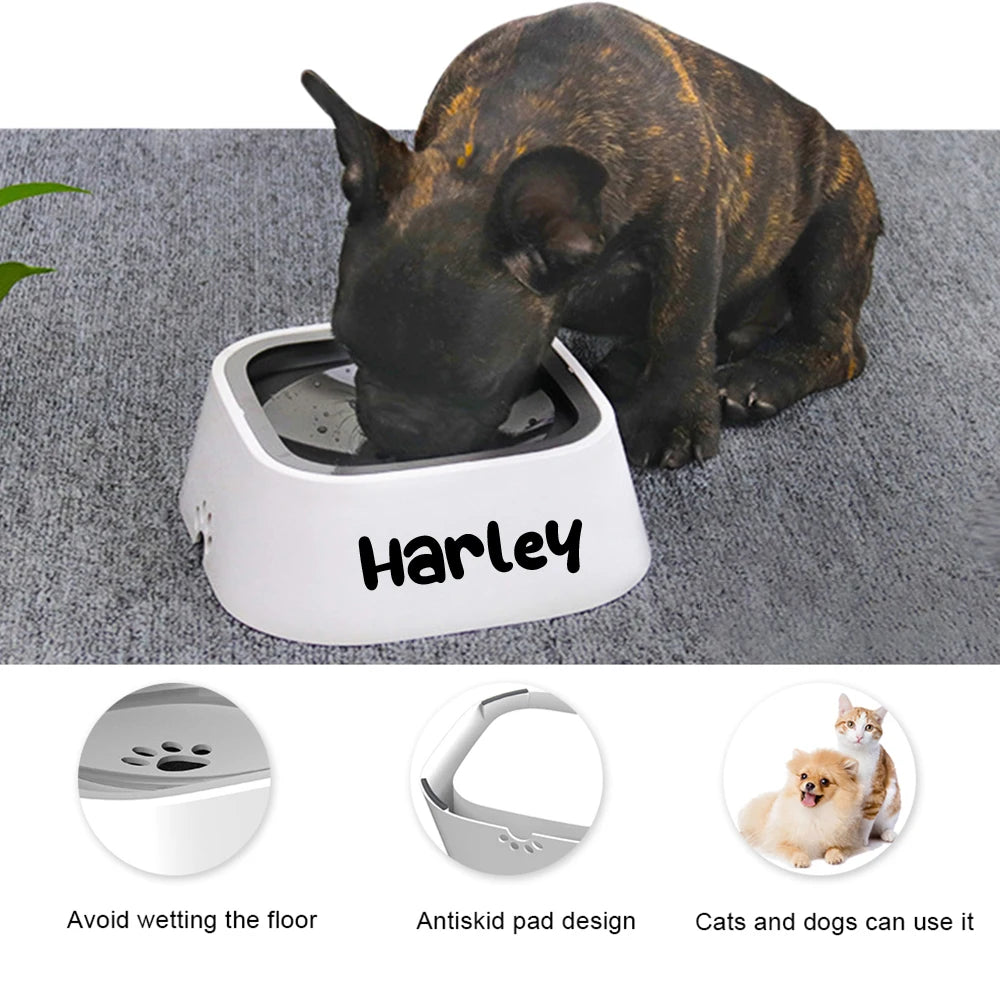 Custom No Spill Floating Dog Water Bowl Dispenser