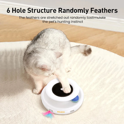 ROJECO 2 in 1 Smart Interactive Pet Toy